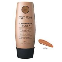 GOSH Foundation Plus+ jumestuskreem 30 ml, Tan цена и информация | Пудры, базы под макияж | hansapost.ee
