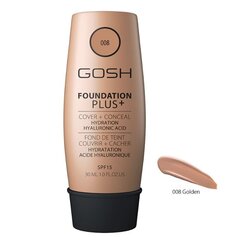 GOSH Foundation Plus+ jumestuskreem 30 ml, Golden hind ja info | Jumestuskreemid ja puudrid | hansapost.ee