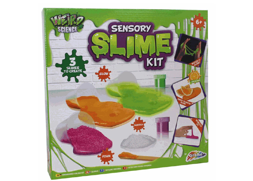 Hirmutava lima komplekt Grafix Slime Sensory цена и информация | Arendavad laste mänguasjad | hansapost.ee