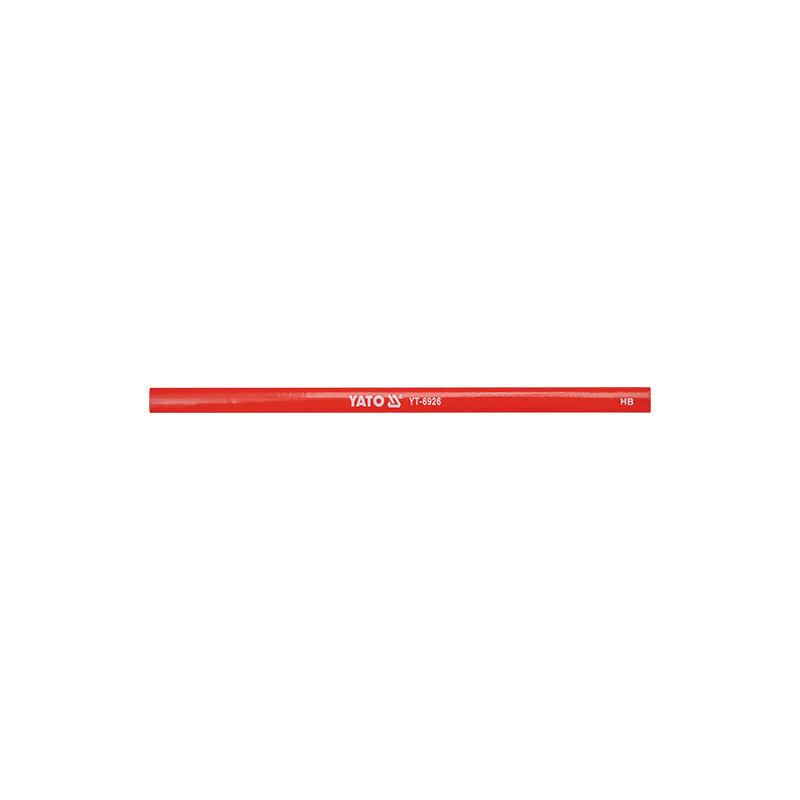 Tisleri pliiats HB 245mm, punane Yato (YT-6926) hind ja info | Käsitööriistad | hansapost.ee
