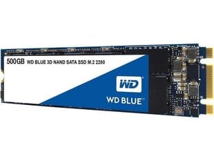 Western Digital 500GB SATA3 (WDS500G2B0B) цена и информация | Внутренние жёсткие диски (HDD, SSD, Hybrid) | hansapost.ee
