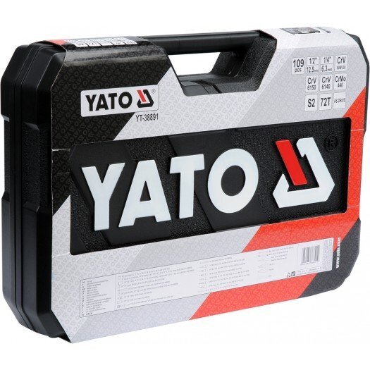 Tööriistakomplekt XXL Yato YT-38891, 109 tk цена и информация | Käsitööriistad | hansapost.ee