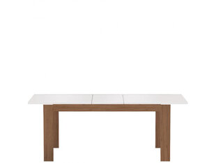 Раздвижной стол Saint Tropez XELT16, цвета дуба/белый цена и информация | Кухонные и обеденные столы | hansapost.ee