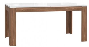 Раздвижной стол Saint Tropez XELT16, цвета дуба/белый цена и информация | Кухонные и обеденные столы | hansapost.ee