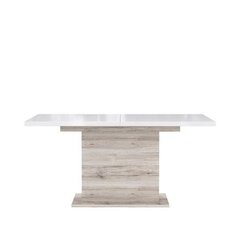 Раздвижной стол Saint Tropez EST42, светло-коричневый/белый цена и информация | Кухонные и обеденные столы | hansapost.ee