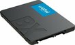 SSD|CRUCIAL|BX500|1TB|SATA 3.0|Write speed 500 MBytes/sec|Read speed 540 MBytes/sec|2,5"|TBW 360 TB|CT1000BX500SSD1 hind ja info | Sisemised kõvakettad | hansapost.ee