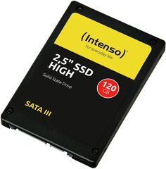 INTENSO (3813430) 2,5" SSD SATA III 120GB цена и информация | Внутренние жёсткие диски (HDD, SSD, Hybrid) | hansapost.ee