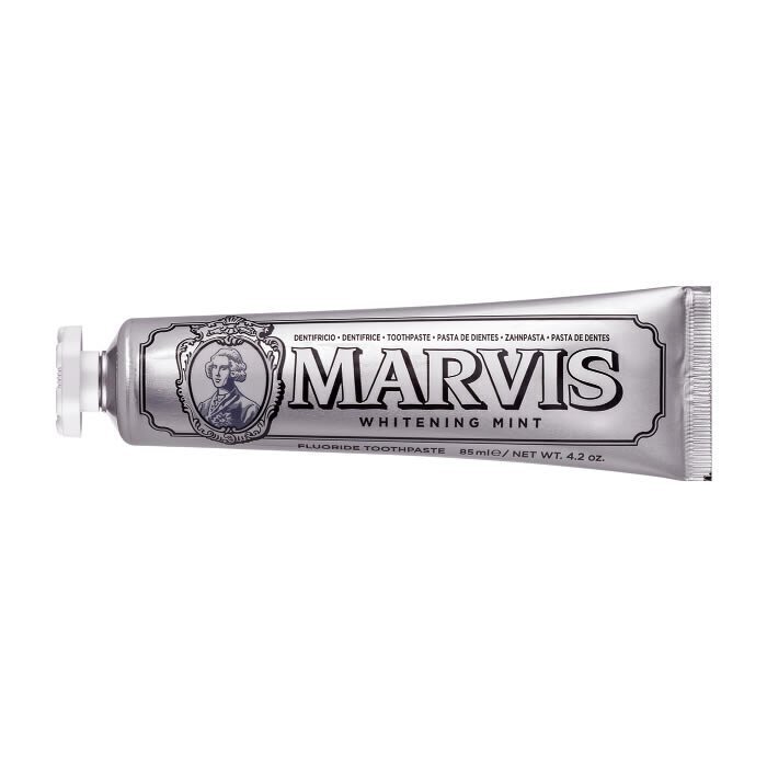 Valgendav hambapasta Marvis Whitening Mint 85 ml цена и информация | Hambaharjad, hampapastad ja suuloputusvedelikud | hansapost.ee