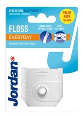 Межзубная нить Jordan Everyday Floss, 50 м цена и информация | Зубные щетки, пасты | hansapost.ee