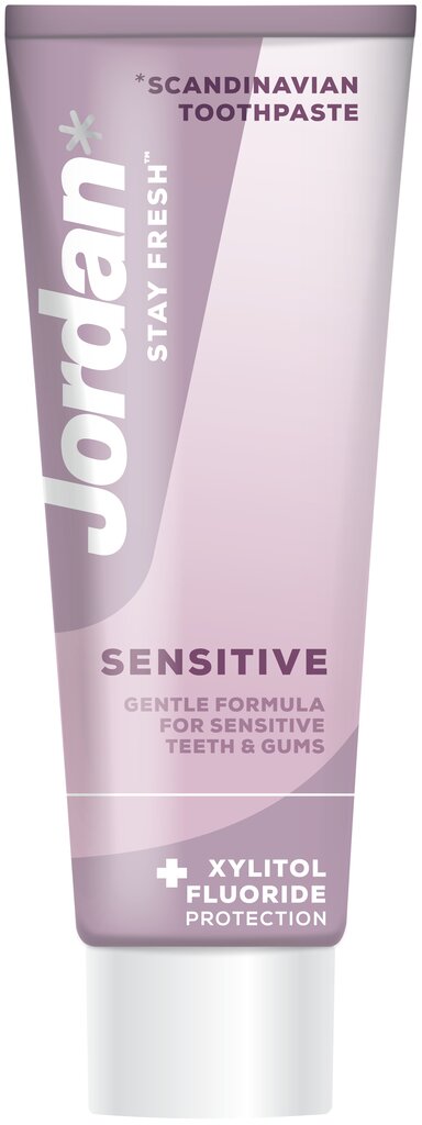 Hambapasta Jordan Stay Fresh Sensitive 75 ml цена и информация | Hambaharjad, hampapastad ja suuloputusvedelikud | hansapost.ee