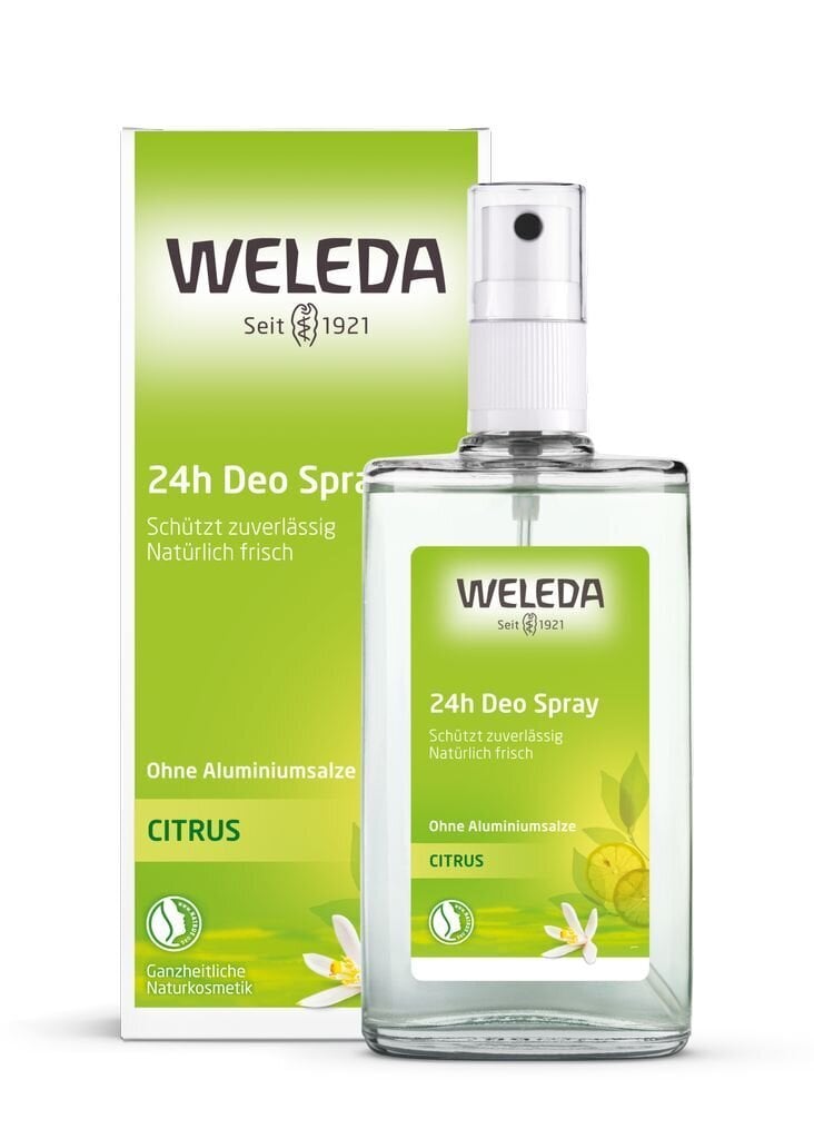 Spray deodorant tsitrusviljadega Weleda, 100 ml цена и информация | Deodorandid | hansapost.ee