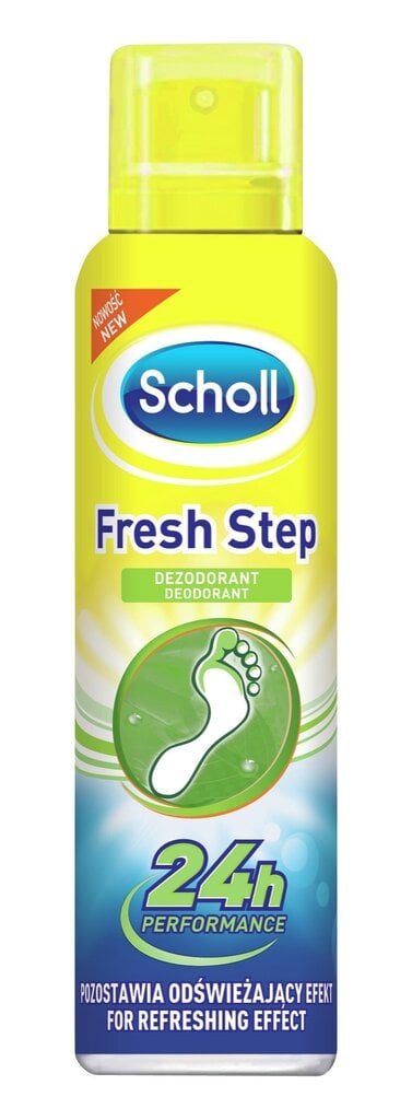 Õrn sprei jalgadele Scholl Fresh Step 150 ml hind ja info | Deodorandid | hansapost.ee