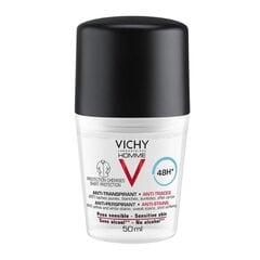 Jälgi mitte jättev antiperspirant Vichy Homme 48h meestele 50 ml hind ja info | Deodorandid | hansapost.ee
