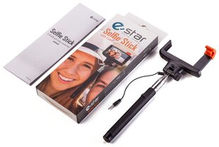 Selfie Stick eSTAR C1, must hind ja info | Selfie pulgad | hansapost.ee