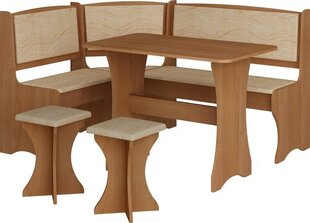 Угловой набор для столовой с табуретами цена и информация | Комплекты мебели для столовой | hansapost.ee