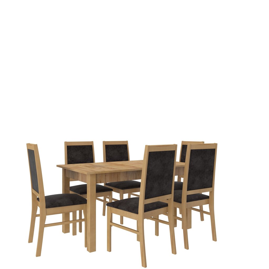 Söögitoakomplekt ADRK Furniture Rodos 25, pruun цена и информация | Söögilauakomplektid | hansapost.ee