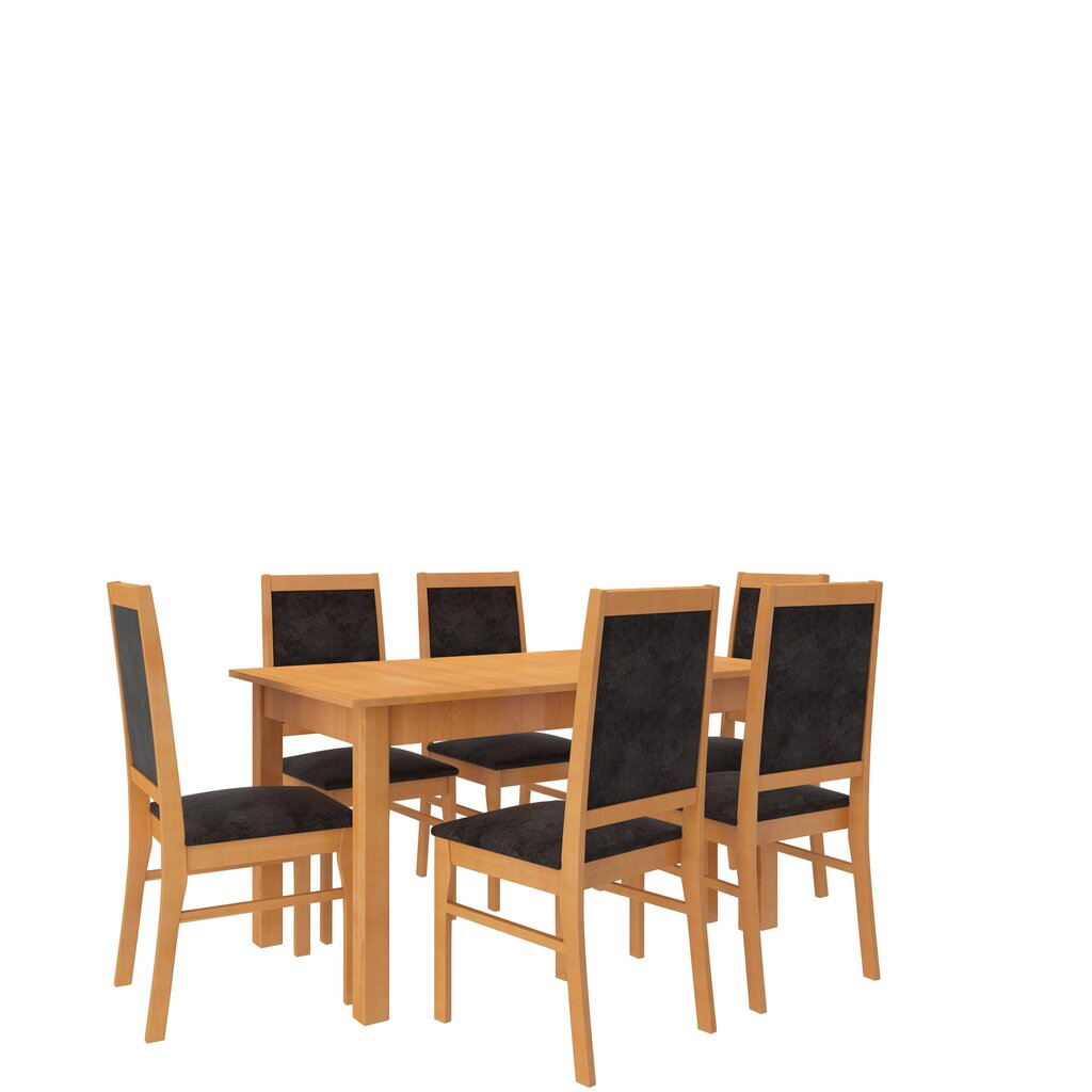 Söögitoakomplekt ADRK Furniture Rodos 25, pruun hind ja info | Söögilauakomplektid | hansapost.ee