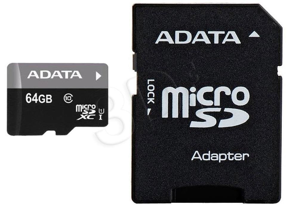 ADATA Premier UHS-I 64 GB, MicroSDXC, Fl цена и информация | Mälukaardid mobiiltelefonidele | hansapost.ee