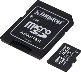Mälukaart Kingston micro SD 16GB Class 10 U1 +adapter hind ja info | Kingston Mobiiltelefonid, fotokaamerad, nutiseadmed | hansapost.ee