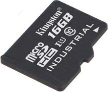 Карта памяти Kingston 16ГБ microSDHC UHS-I Industrial Temp Card Single Pack цена и информация | Карты памяти | hansapost.ee