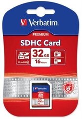 Verbatim SDHC 32GB hind ja info | Mälukaardid mobiiltelefonidele | hansapost.ee