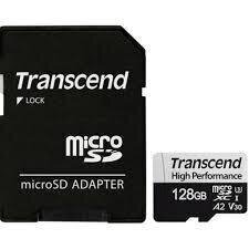 Memoery Micro SDXC 128GB W/A/UHS-I TS128GUSD330S Transcend hind ja info | Mälukaardid mobiiltelefonidele | hansapost.ee