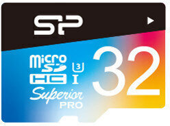 Карта памяти Silicon Power microSDHC 32ГБ Superior Pro Color U3 + адаптер цена и информация | Карты памяти для телефонов | hansapost.ee