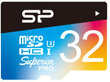 Silicon Power mälukaart microSDHC 32GB Superior Pro Color U3 + adapter цена и информация | Mälukaardid mobiiltelefonidele | hansapost.ee