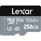 Lexar 256GB Lexar® High-Performance 1066x microSDXC™ UHS-I, up to 160MB цена и информация | Mälukaardid mobiiltelefonidele | hansapost.ee