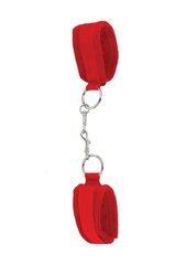 Ouch наручники Velcro Cuffs, красные цена и информация | БДСМ и фетиш | hansapost.ee