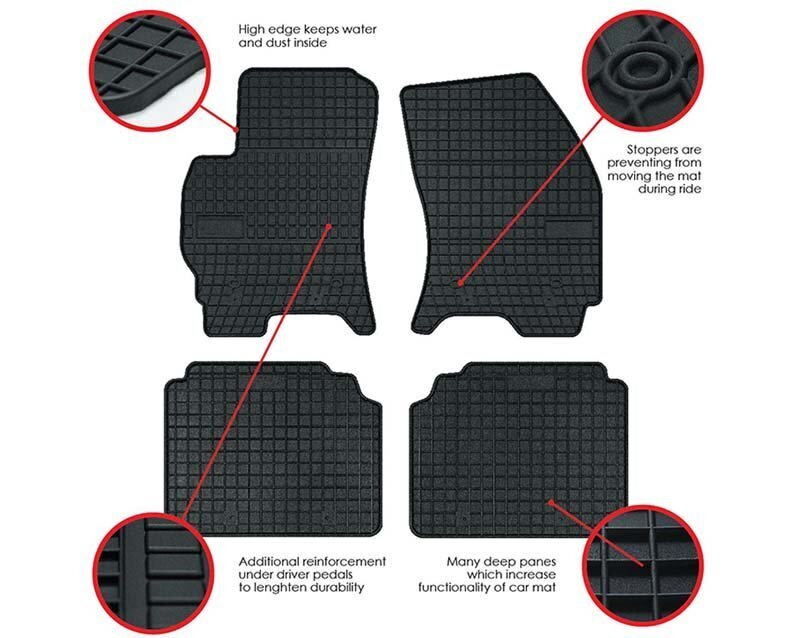 Kummimatid Seat Altea/ Altea XL 2004-2015 hind ja info | Kummimatid | hansapost.ee