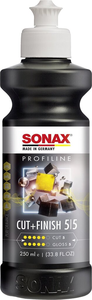 Poleerimispasta Sonax Profiline Cut & Finish, 250ml цена и информация | Autokeemia | hansapost.ee
