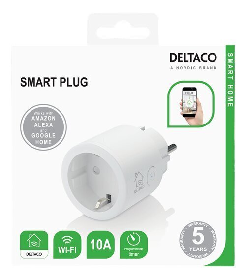 Deltaco Smart Home nutikas pistikupesa SH-P01 WiFi цена и информация | Pistikupesad ja lülitid | hansapost.ee