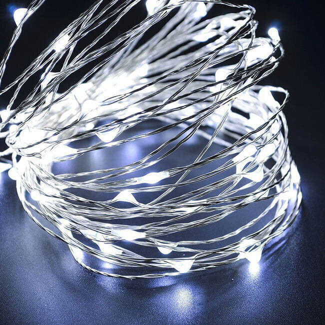 Valguskett 20 LED MicroLED "Smart", külm valge hind ja info | Jõulutuled | hansapost.ee