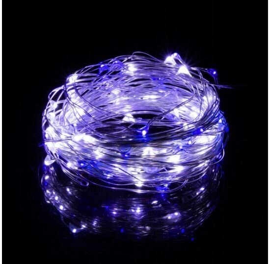Valguskett 20 LED MicroLED "Smart", külm valge/sinine hind ja info | Jõulutuled | hansapost.ee