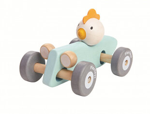 Mänguauto PlanToys Chicken Racing Car hind ja info | Mänguasjad poistele | hansapost.ee