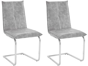 Набор из 2 стульев Notio Living Cama, серый цена и информация | Стулья для кухни и столовой | hansapost.ee