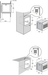 Integreeritav ahi Brandt BXC6332B, maht 73 liitrit price and information | Ovens | hansapost.ee