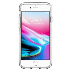 Silikoonümbris Spigen Ultra Hybrid 2, Apple iPhone 7 / 8 / SE 2020, läbipaistev hind ja info | Telefonide kaitsekaaned ja -ümbrised | hansapost.ee