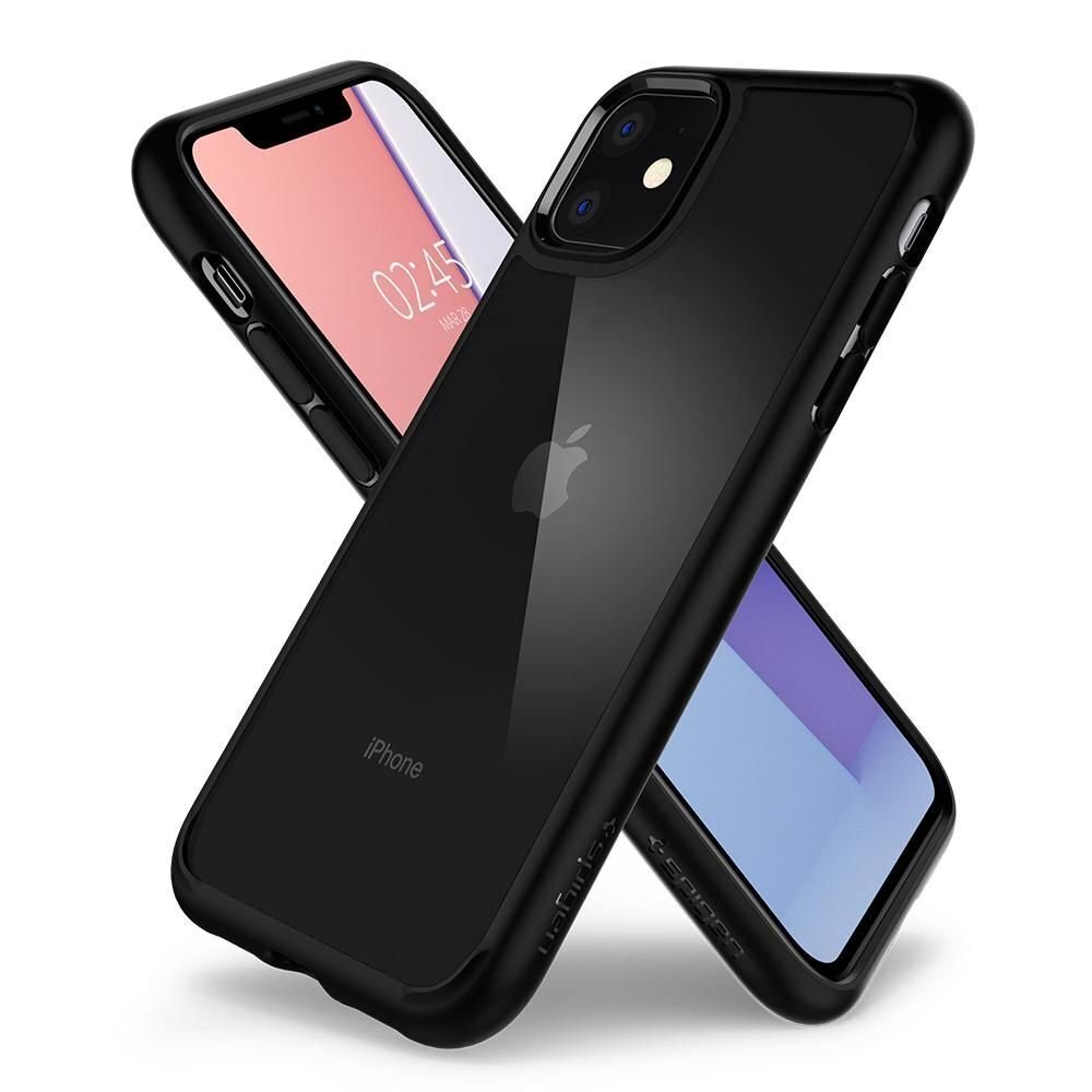 SPIGEN ULTRA HYBRID IPHONE 11 MATTE BLACK hind ja info | Telefonide kaitsekaaned ja -ümbrised | hansapost.ee