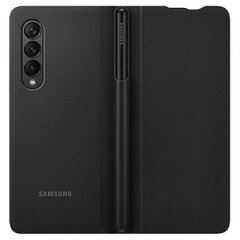 Samsung EF-FF92PCBEGEE Flip Cover with Pen for Samsung Galaxy Fold 3, Black цена и информация | Чехлы для телефонов | hansapost.ee