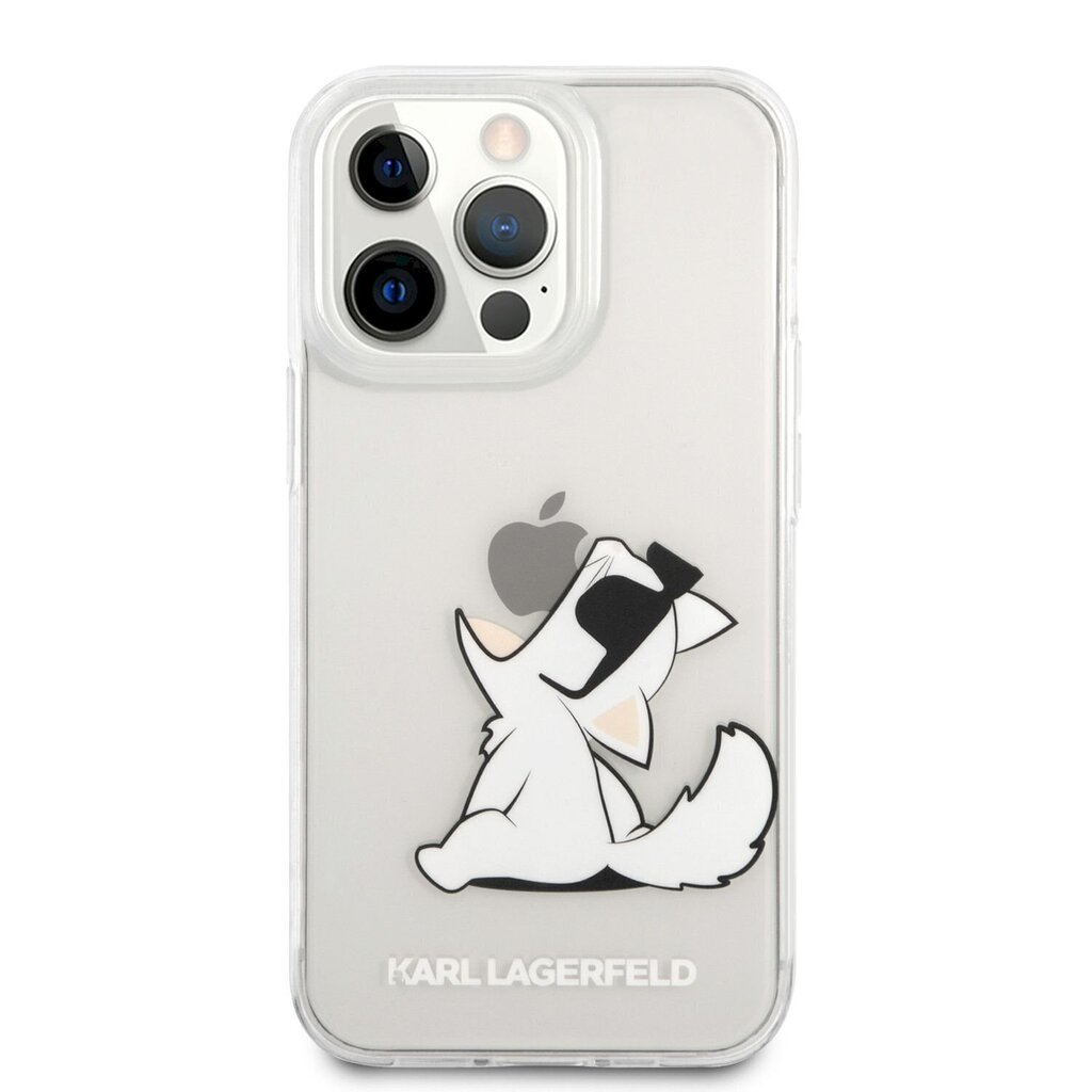 KLHCP13LCFNRC Karl Lagerfeld PC/TPU Choupette Eat Case for iPhone 13 Pro Transparent цена и информация | Telefonide kaitsekaaned ja -ümbrised | hansapost.ee