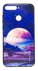 Tagakaaned Evelatus    Samsung    A7 2018 Picture Glass Case    Valley Moon hind ja info | Telefonide kaitsekaaned ja -ümbrised | hansapost.ee