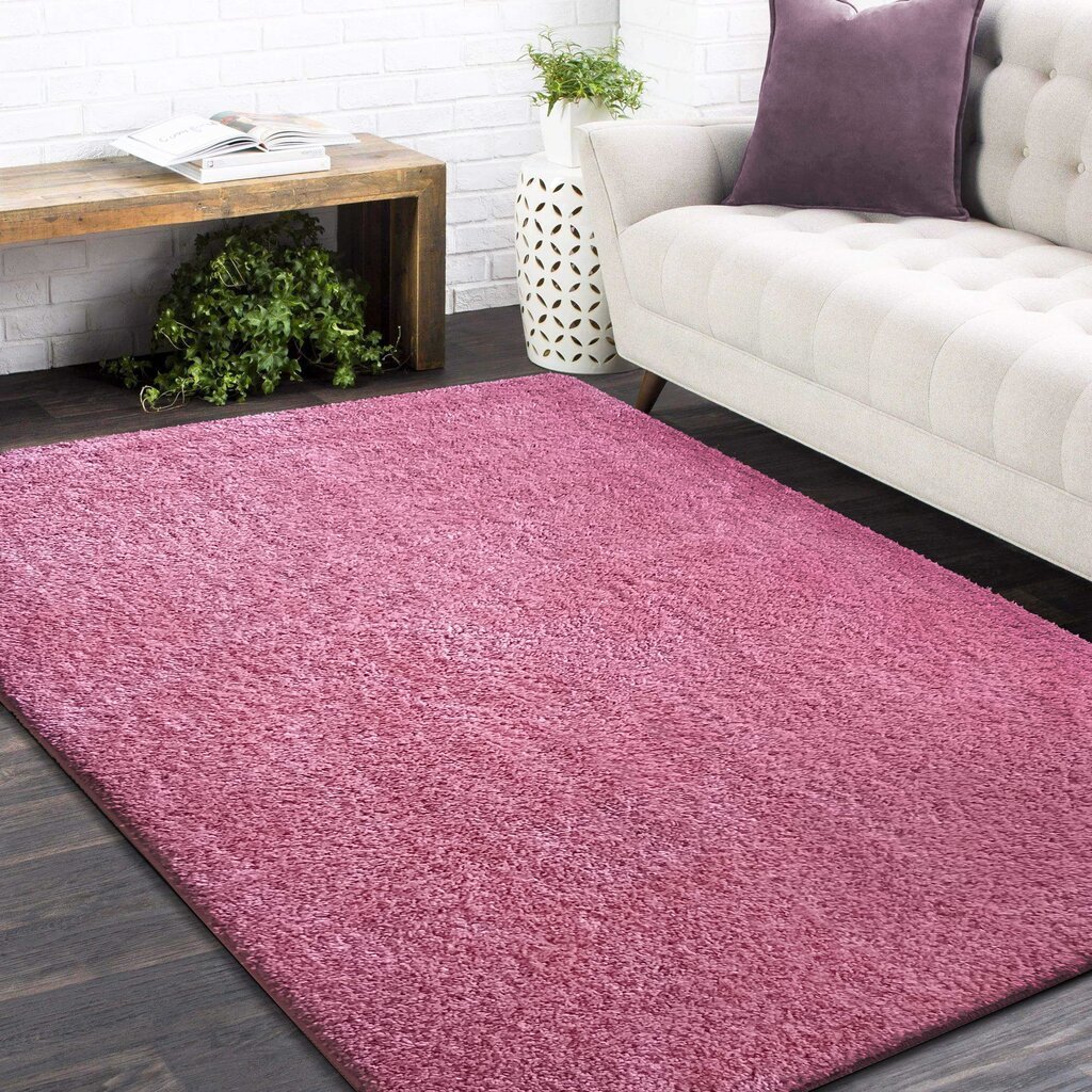 Libisemiskindel vaip Shaggy roosa, 80x150cm hind ja info | Vaibad | hansapost.ee