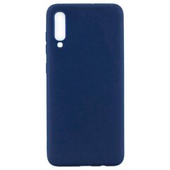 Tagakaaned Evelatus    Samsung    A70 Silicon Case    Dark Blue hind ja info | Telefonide kaitsekaaned ja -ümbrised | hansapost.ee