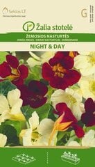 Низкорослая настурция Night & Day цена и информация | Семена цветов | hansapost.ee
