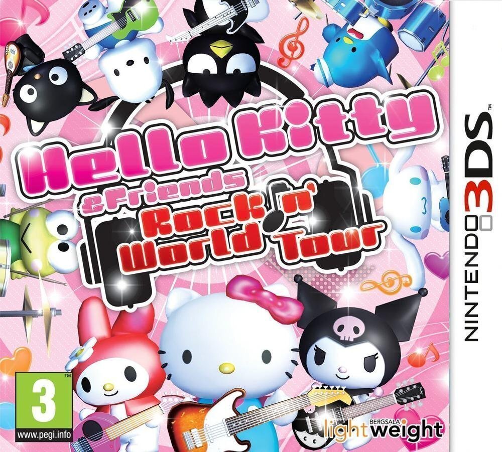 3DS Hello Kitty and Friends: Rockin' World Tour hind ja info | Konsooli- ja arvutimängud | hansapost.ee
