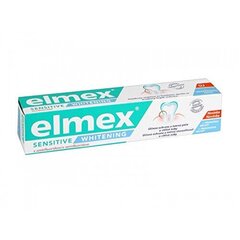 Elmex Sensitiv e Whitening 75 ml Valgendavad hambaid hind ja info | Hambaharjad, hampapastad ja suuloputusvedelikud | hansapost.ee