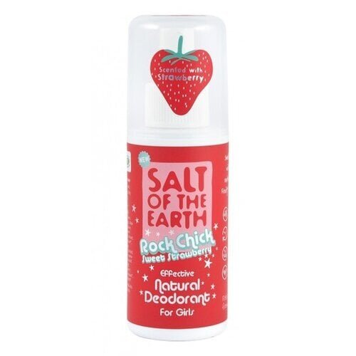 Salt Of The Earth Looduslik deodorant Spray Rock Chick Sweet Strawberry ( Natura l Deodorant) 100 ml цена и информация | Deodorandid | hansapost.ee