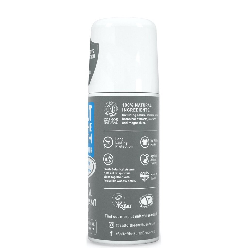 Salt of the Earth Pure Armour looduslik roll-on deodorant meestele, 75ml hind ja info | Deodorandid | hansapost.ee